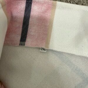 Pink and Cream Plaid Shacket